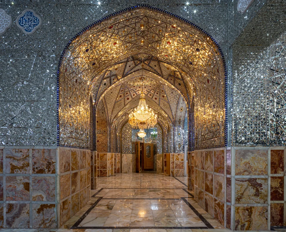 Fatima Masumeh Shrine interior · 2020