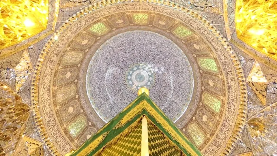 Al-Askari Shrine dome interior · 2021